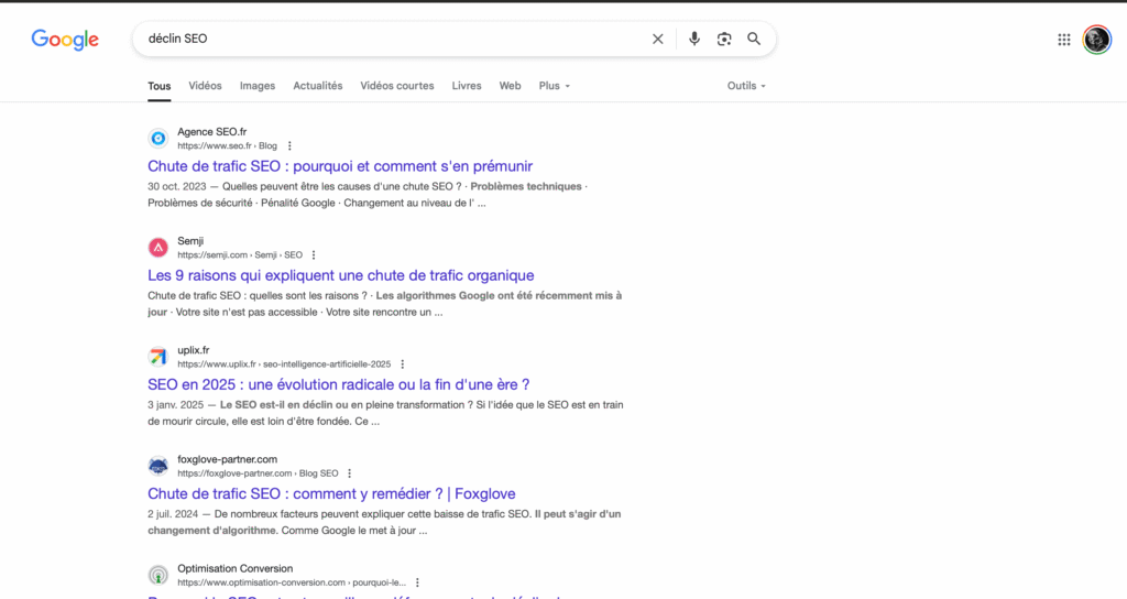 SERP Google